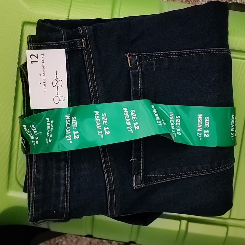 Jessica Simpson high rise skinny ankle jeans